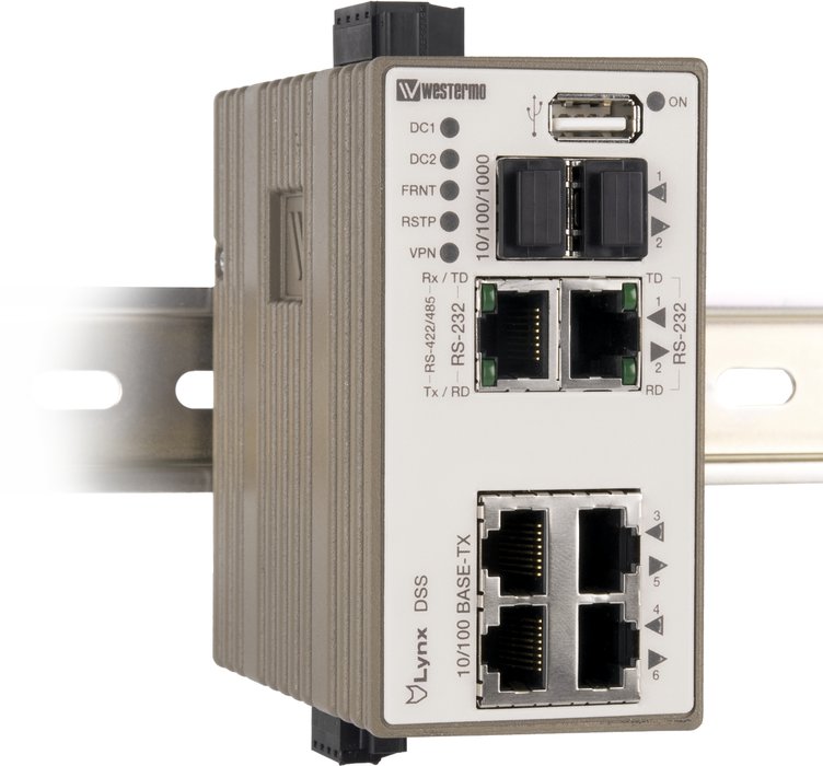 Westermo Device Server Switch zorgt voor IP-verbinding met bestaande seriële apparaten en biedt routingfunctionaliteit